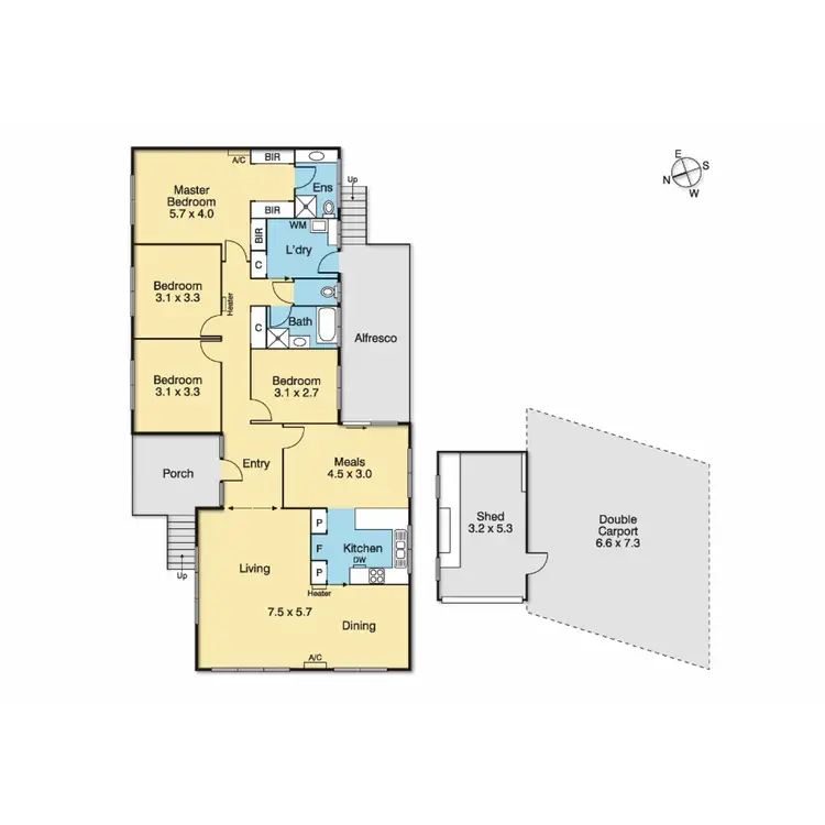 Floorplan of Homely house listing, 110 Somerset Drive, Mount Martha VIC 3934