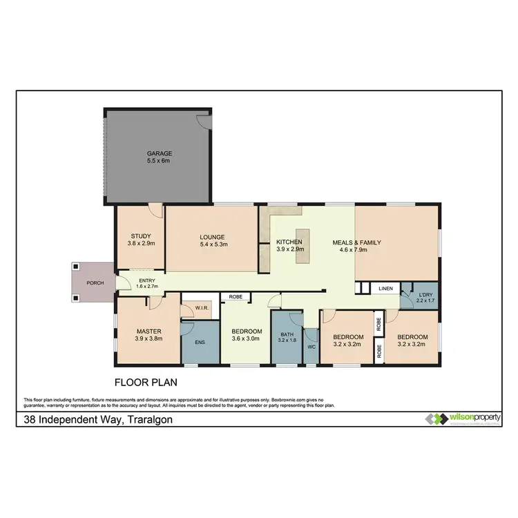 Floorplan of Homely house listing, 38 Independent Way, Traralgon VIC 3844