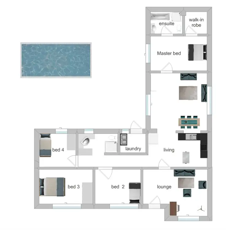 Floorplan of Homely house listing, 129 Meadow Street, Kooringal NSW 2650