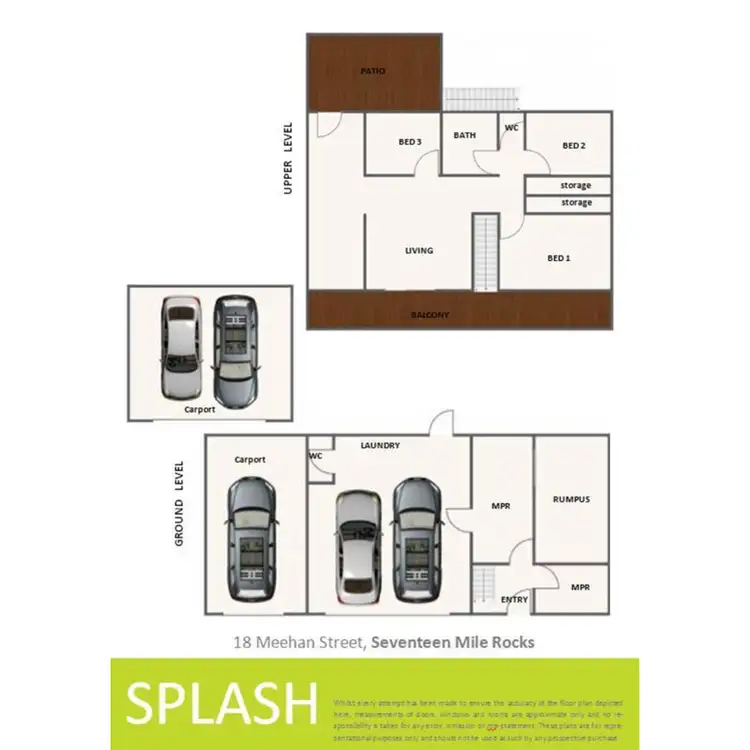 Floorplan of Homely house listing, 18 Meehan Street, Seventeen Mile Rocks QLD 4073
