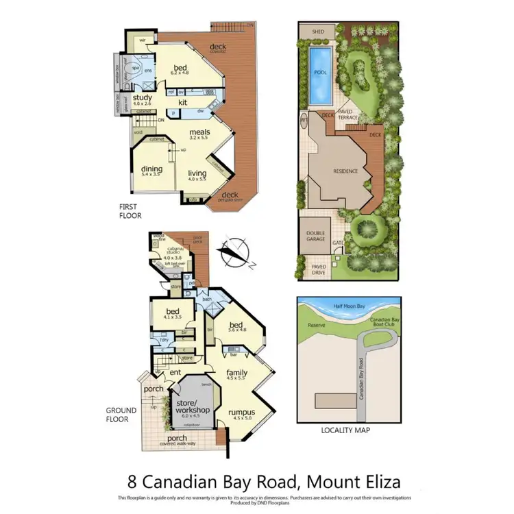 Floorplan of Homely house listing, 8 Canadian Bay Road, Mount Eliza VIC 3930