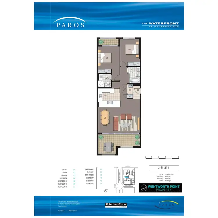 Floorplan of Homely apartment listing, 1 Stromboli Strait, Wentworth Point NSW 2127