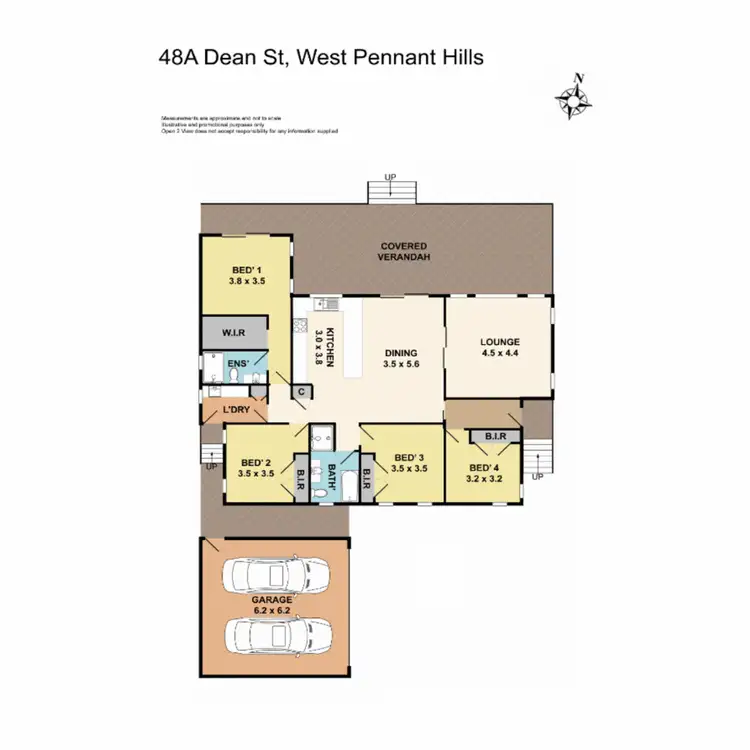 Floorplan of Homely house listing, 48A Dean Street, West Pennant Hills NSW 2125