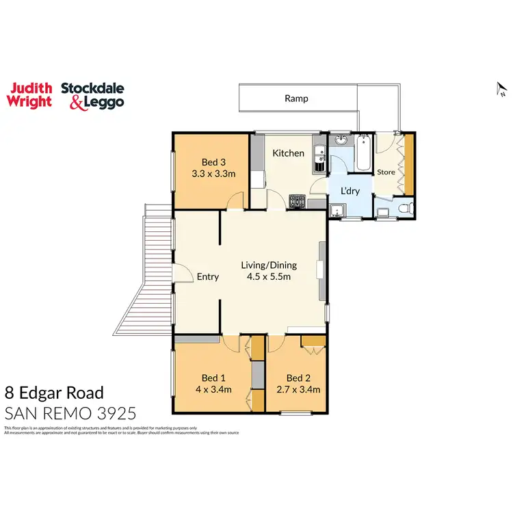 Floorplan of Homely house listing, 8 Edgar Road, San Remo VIC 3925