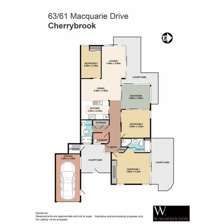 Floorplan of Homely retirement listing, 63/61 Macquarie Drive, Cherrybrook NSW 2126
