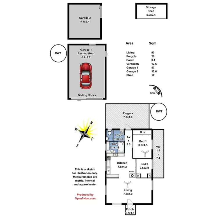 Floorplan of Homely house listing, Address available on request