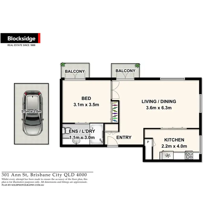 Floorplan of Homely apartment listing, 301 Ann Street, Brisbane City QLD 4000