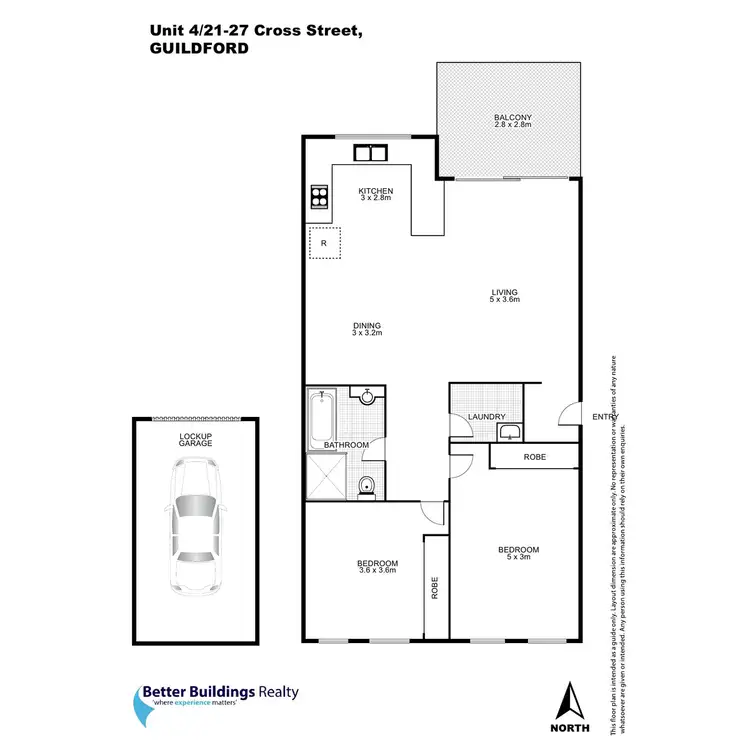 Floorplan of Homely apartment listing, 4/21-27 Cross Street, Guildford NSW 2161