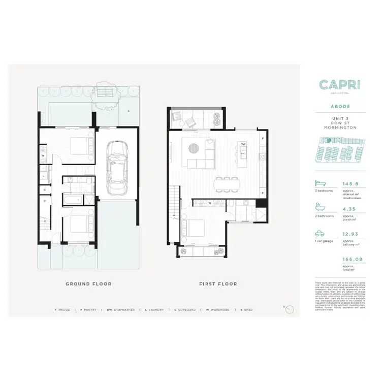 Floorplan of Homely townhouse listing, 3/2 Philip Street, Mornington VIC 3931