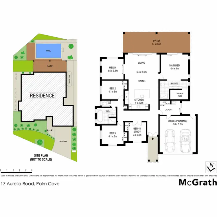 Floorplan of Homely house listing, 17 Aurelia Road, Palm Cove QLD 4879