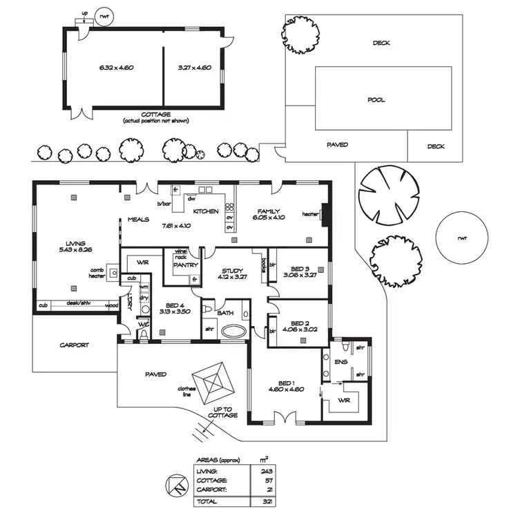 Floorplan of Homely house listing, 20 Bradshaw Avenue, Crafers SA 5152