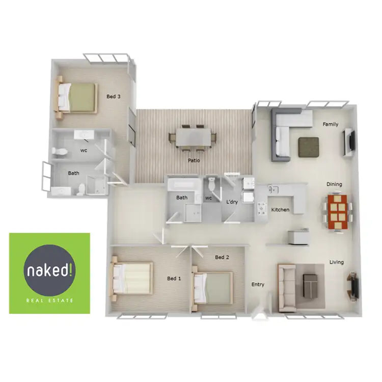 Floorplan of Homely house listing, 53 Plover Drive, Yangebup WA 6164