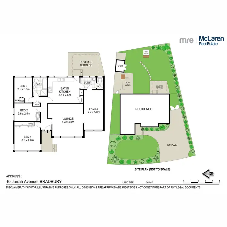 Floorplan of Homely house listing, 10 Jarrah Avenue, Bradbury NSW 2560