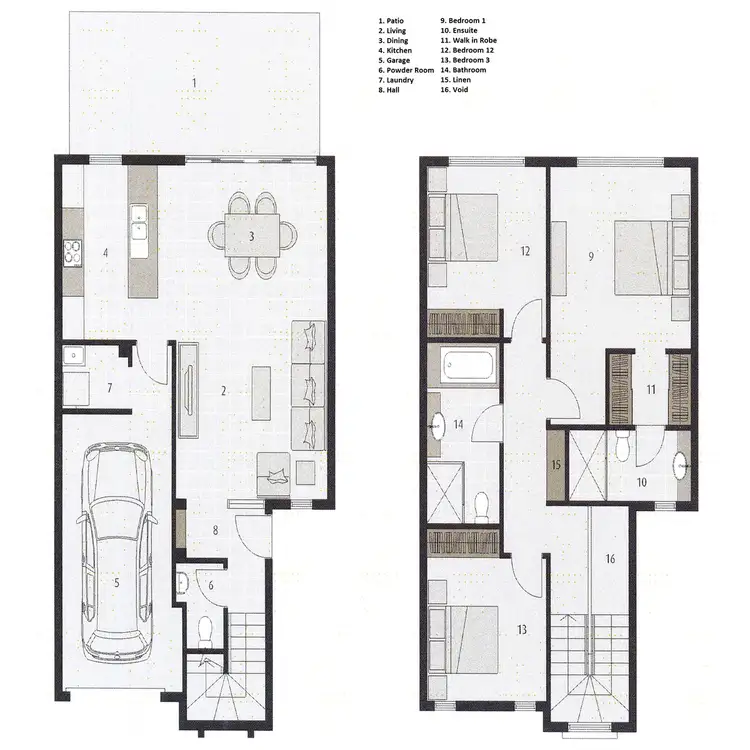 Floorplan of Homely townhouse listing, 59/2 Inland Drive, Tugun QLD 4224