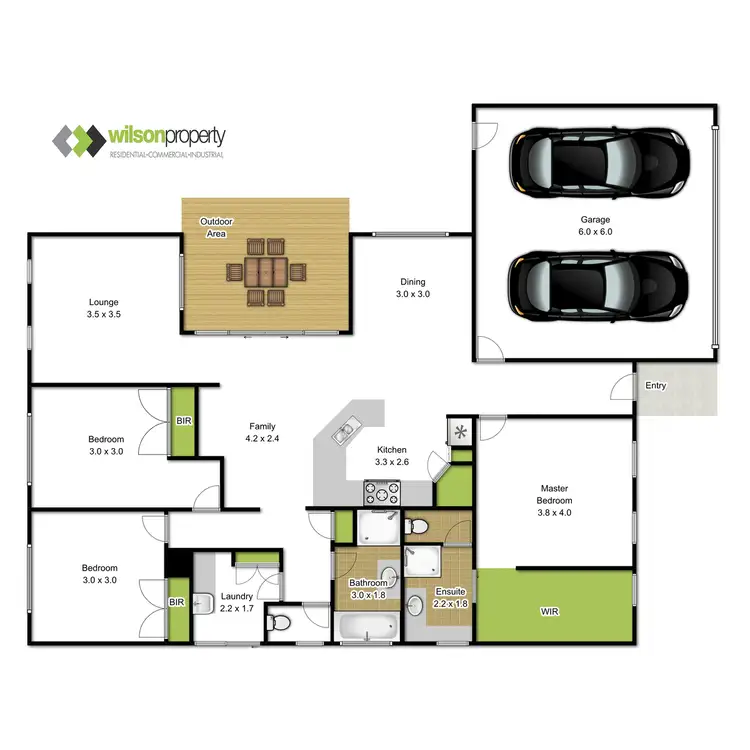 Floorplan of Homely house listing, 3 Tarago Court, Traralgon VIC 3844