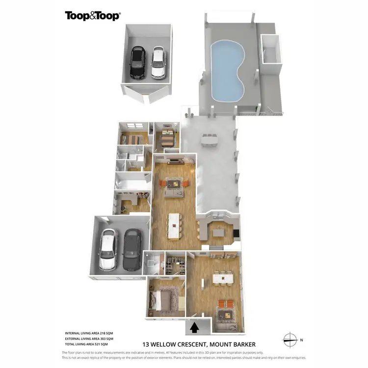 Floorplan of Homely house listing, 13 Wellow Crescent, Mount Barker SA 5251