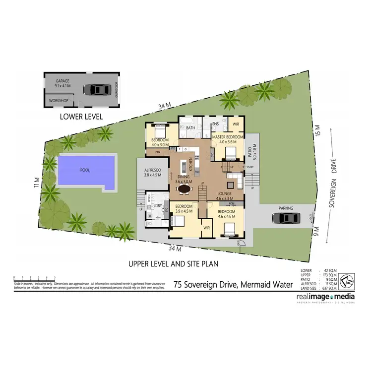 Floorplan of Homely house listing, 75 Sovereign Drive, Mermaid Waters QLD 4218