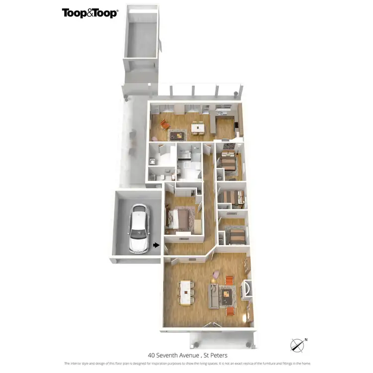 Floorplan of Homely house listing, 40 Seventh Avenue, St Peters SA 5069
