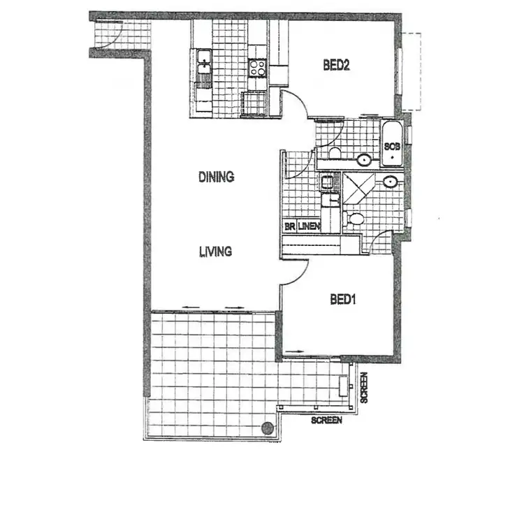 Floorplan of Homely unit listing, 17/41 Playfield Street, Chermside QLD 4032