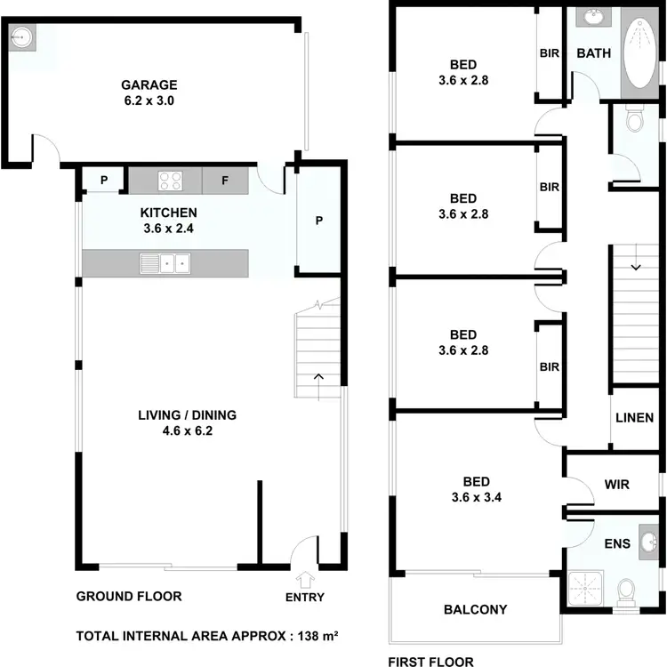 Floorplan of Homely townhouse listing, 4/10 Christensen Street, Yeronga QLD 4104