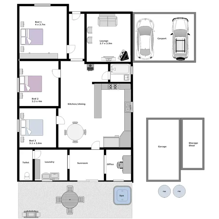 Floorplan of Homely house listing, 23 Dublin Street, Port Lincoln SA 5606