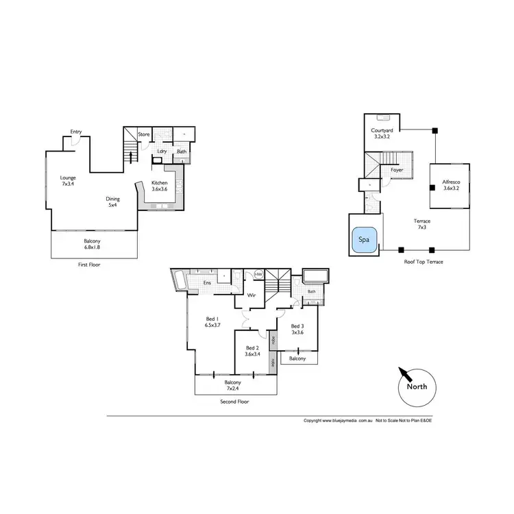 Floorplan of Homely apartment listing, 7/146 Mill Point Road, South Perth WA 6151