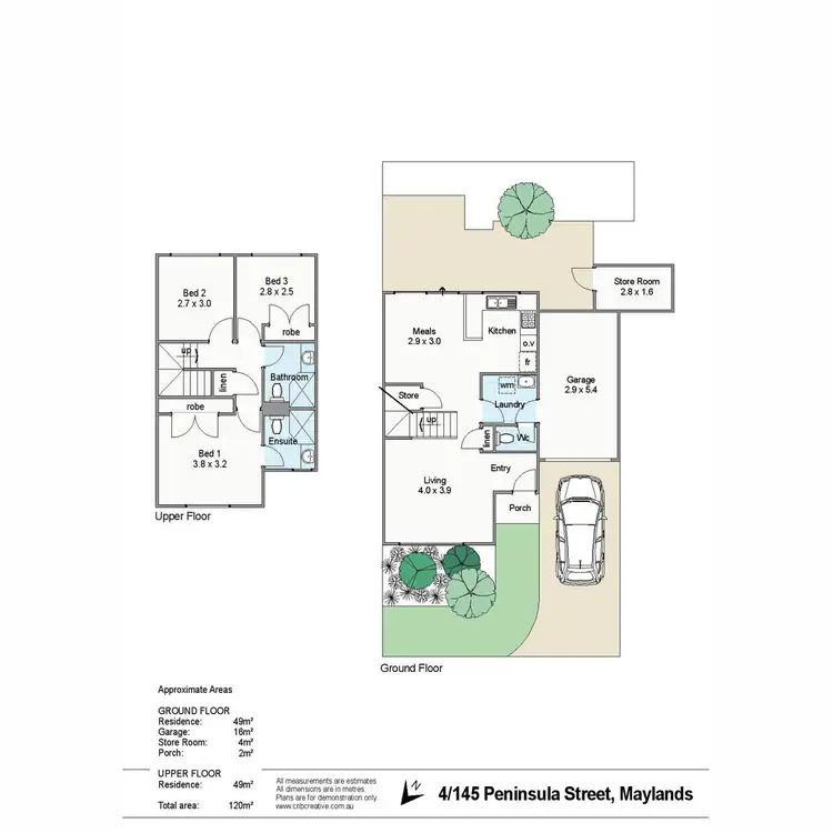 Floorplan of Homely house listing, 4/145 Peninsula Road, Maylands WA 6051