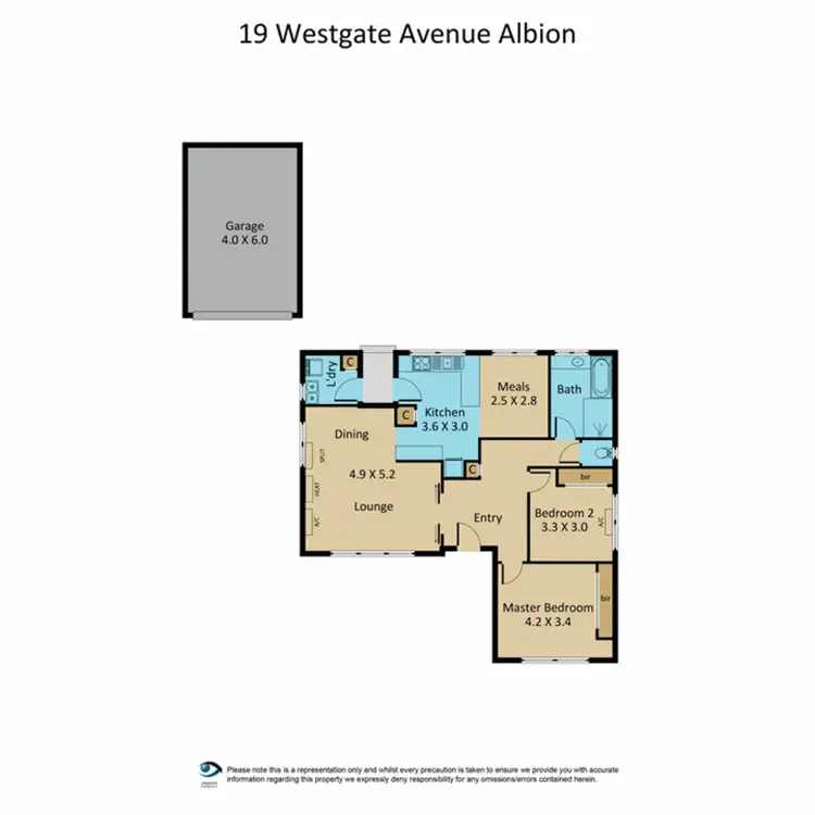 Floorplan of Homely house listing, 19 Westgate Avenue, Albion VIC 3020
