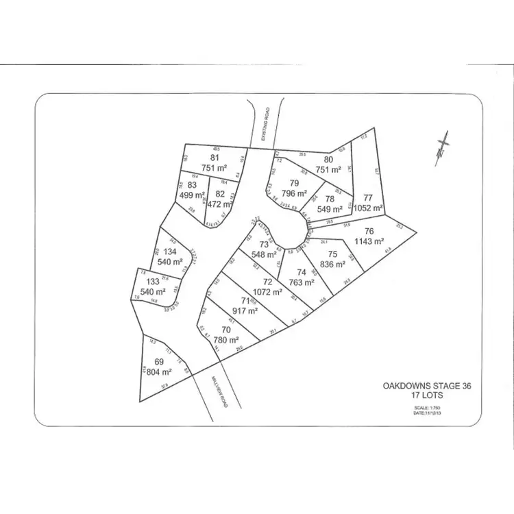 Floorplan of Homely land listing, LOT 68 Millview Drive, Oakdowns TAS 7019