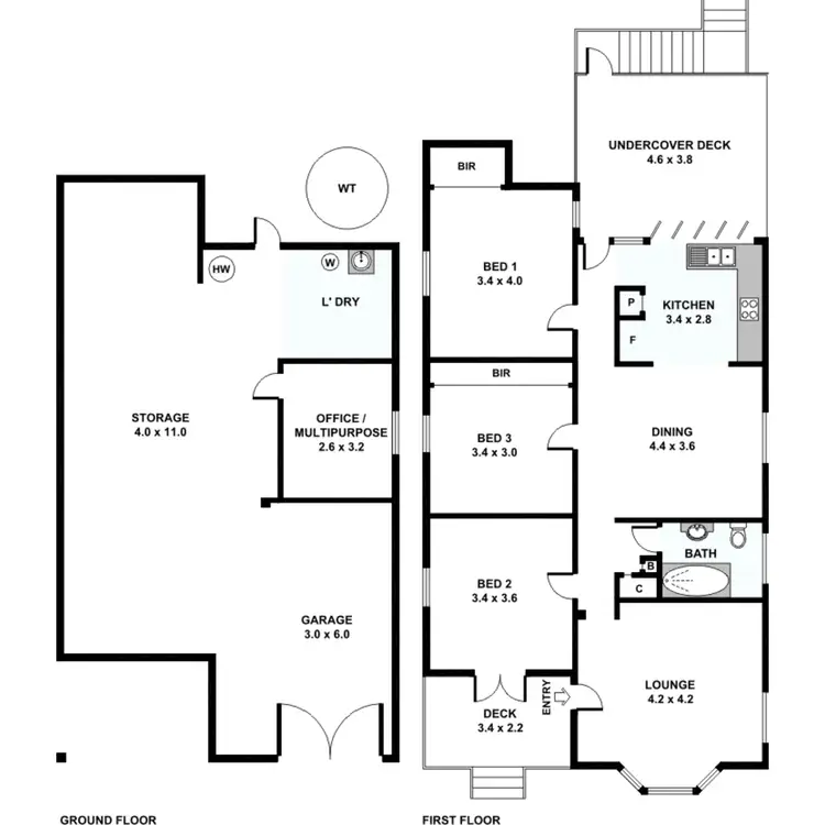 Floorplan of Homely house listing, 290A Ferguson Road, Seven Hills QLD 4170