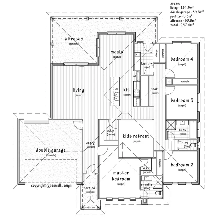 Floorplan of Homely house listing, 9 Opperman Street, Boorooma NSW 2650