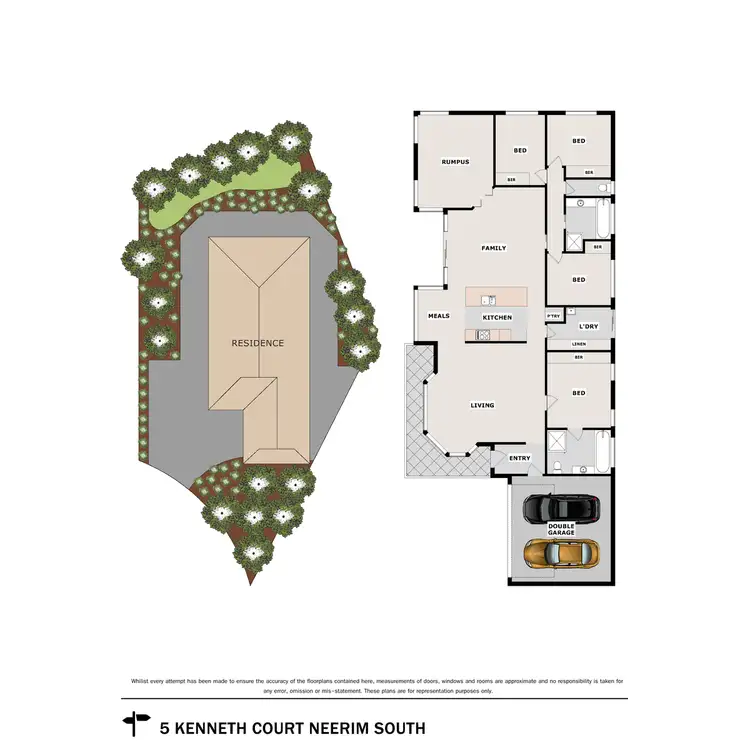 Floorplan of Homely house listing, 5 Kenneth Court, Neerim South VIC 3831