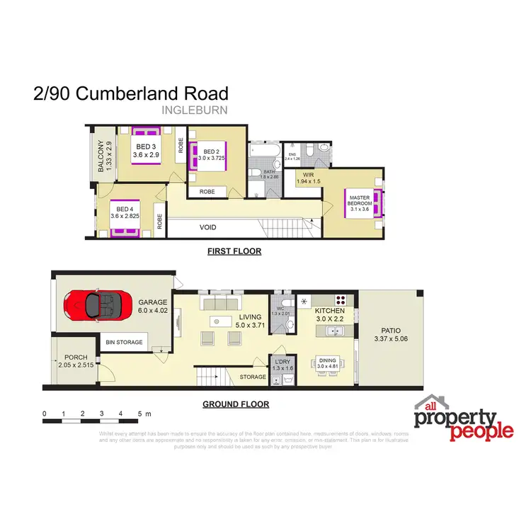 Floorplan of Homely terrace listing, 90A Cumberland Road, Ingleburn NSW 2565