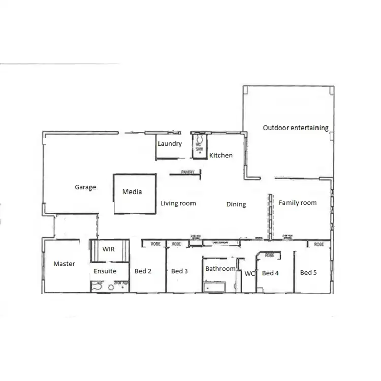 Floorplan of Homely house listing, 4 Savannah Avenue, Oxenford QLD 4210