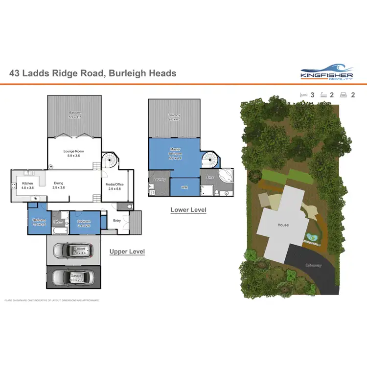 Floorplan of Homely house listing, 43 Ladds Ridge Road, Burleigh Heads QLD 4220