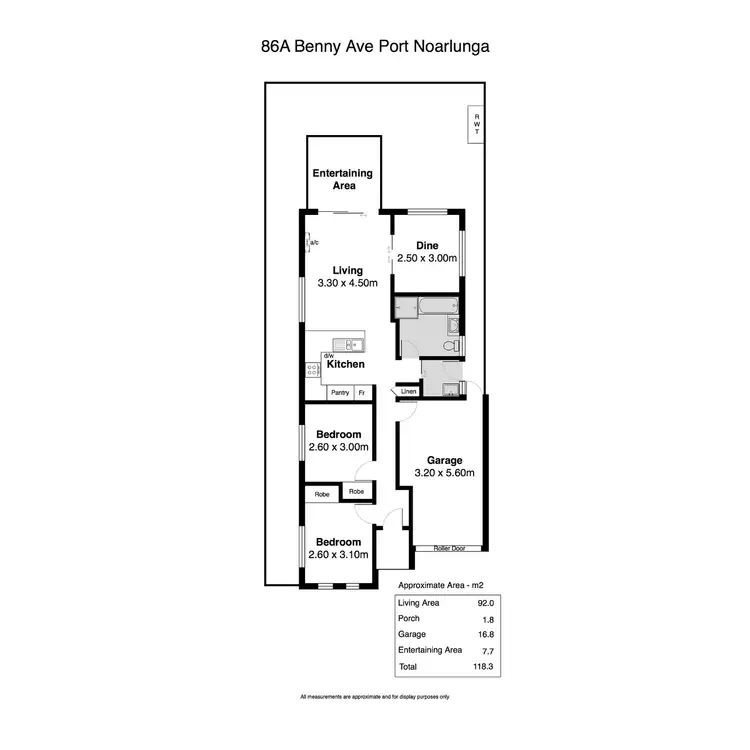 Floorplan of Homely house listing, 86A Benny Avenue, Port Noarlunga SA 5167