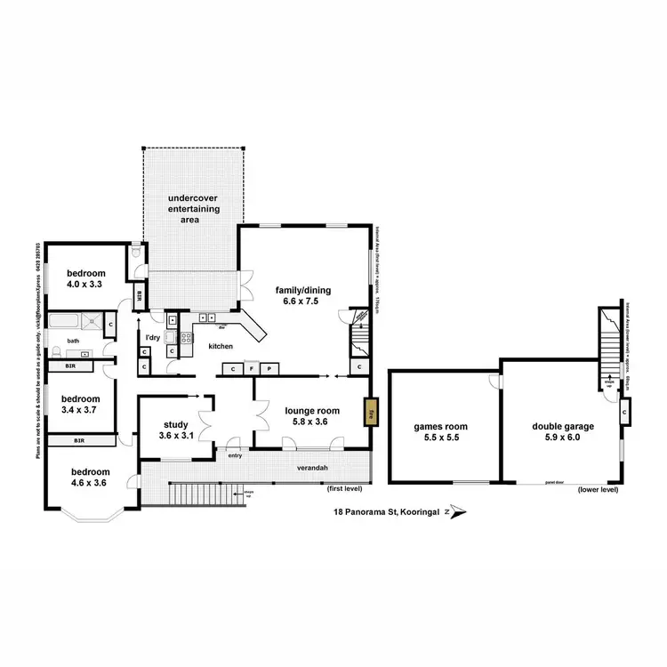 Floorplan of Homely house listing, 18 Panorama Street, Kooringal NSW 2650