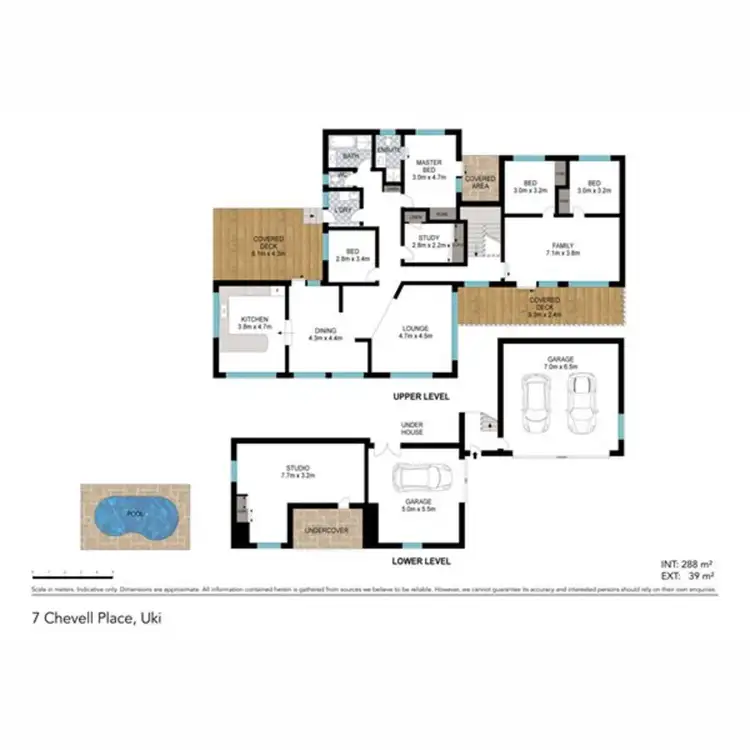 Floorplan of Homely house listing, 7 Chevell Place, Uki NSW 2484