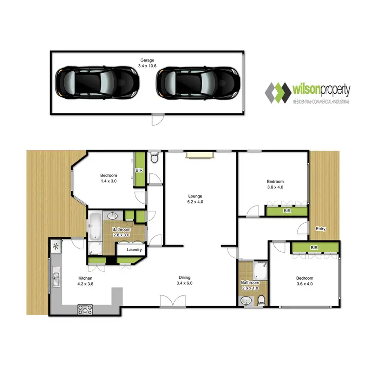 Floorplan of Homely house listing, 18 Anderson Street, Traralgon VIC 3844