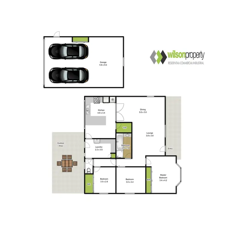 Floorplan of Homely house listing, 5 Steele Court, Traralgon VIC 3844