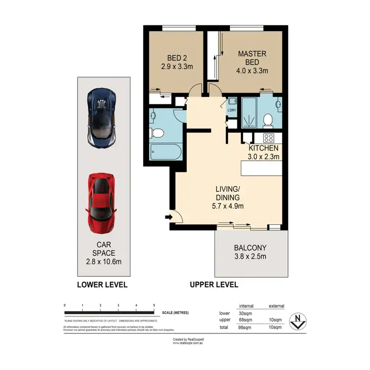 Floorplan of Homely apartment listing, 1/76 Durham Street, St Lucia QLD 4067