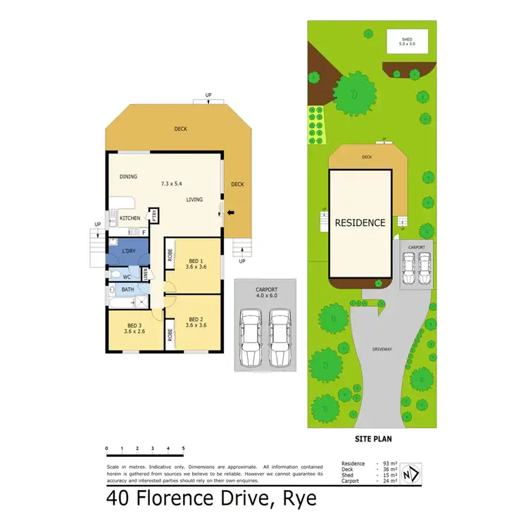 Floorplan of Homely house listing, 40 Florence Drive, Rye VIC 3941