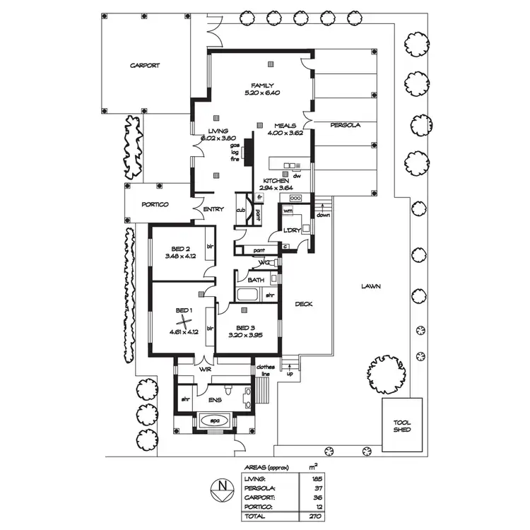 Floorplan of Homely house listing, 7 Hughes Street, Linden Park SA 5065
