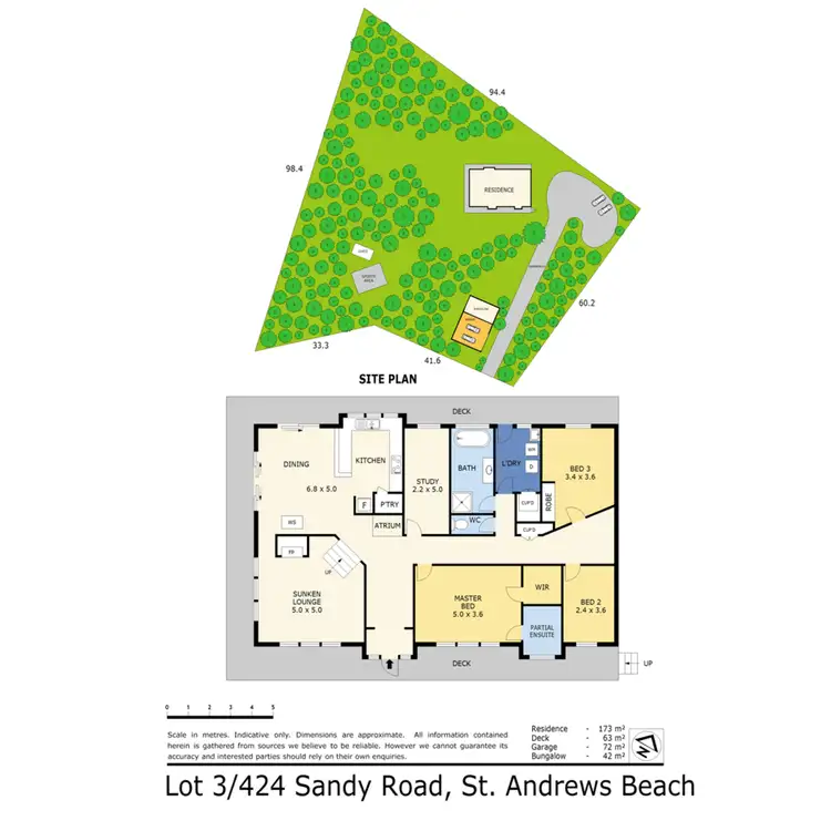 Floorplan of Homely house listing, Lot 3, 424 Sandy Road, St Andrews Beach VIC 3941