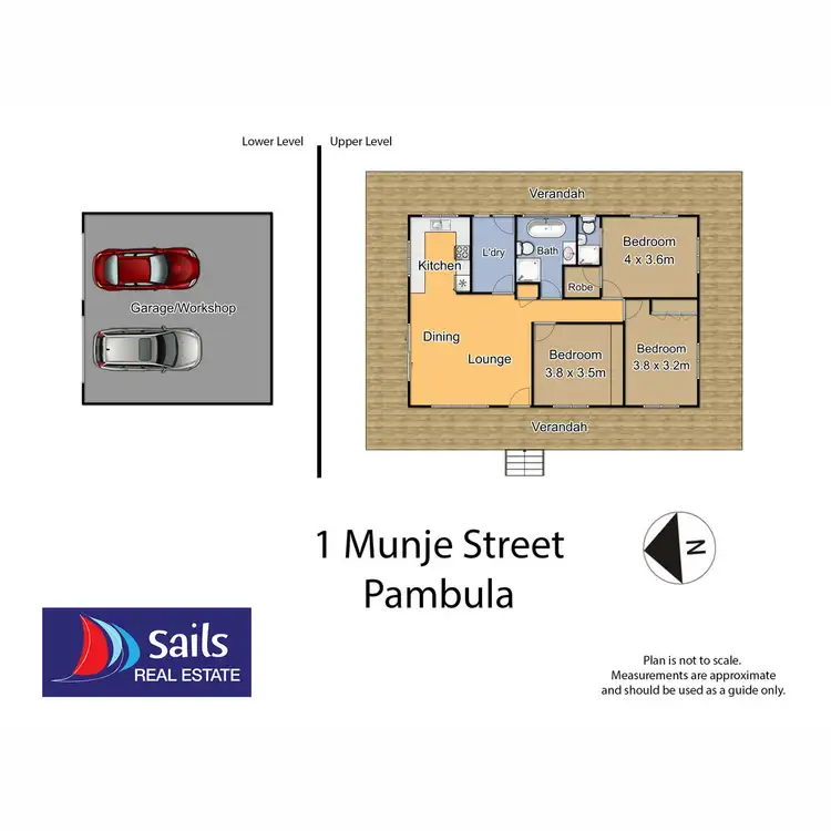 Floorplan of Homely house listing, 1 Munje Street, Pambula NSW 2549