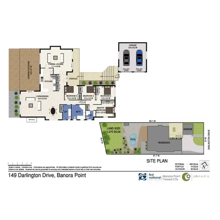 Floorplan of Homely house listing, 149 Darlington Drive, Banora Point NSW 2486