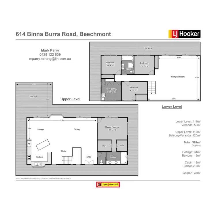 Floorplan of Homely house listing, 614 Binna Burra Road, Beechmont QLD 4211