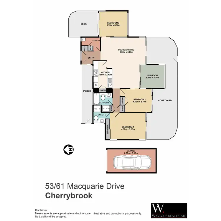Floorplan of Homely retirement listing, 53/61 Macquarie Drive, Cherrybrook NSW 2126