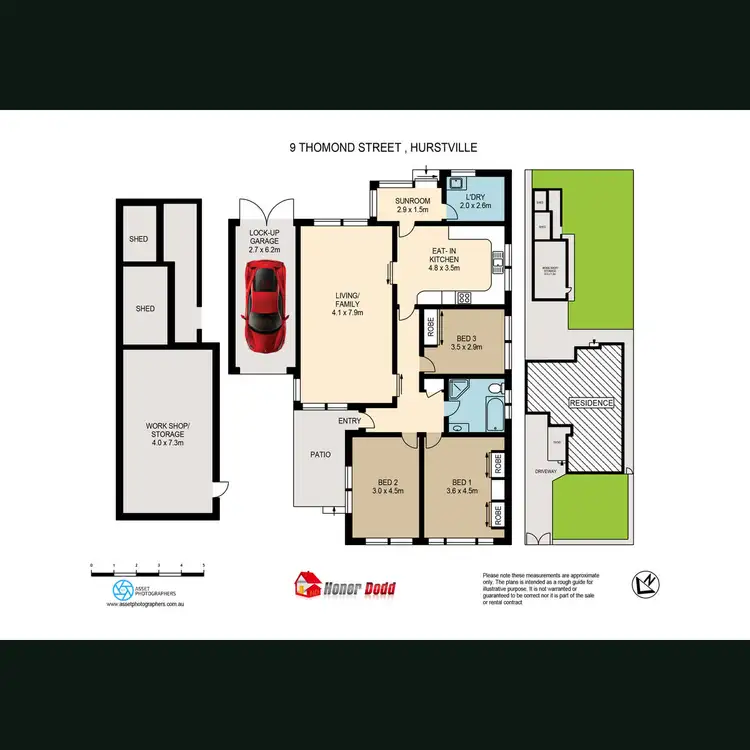 Floorplan of Homely house listing, 9 Thomond Street, Hurstville NSW 2220