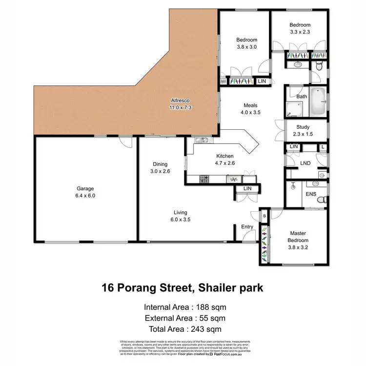 Floorplan of Homely house listing, 16 Porang Street, Shailer Park QLD 4128
